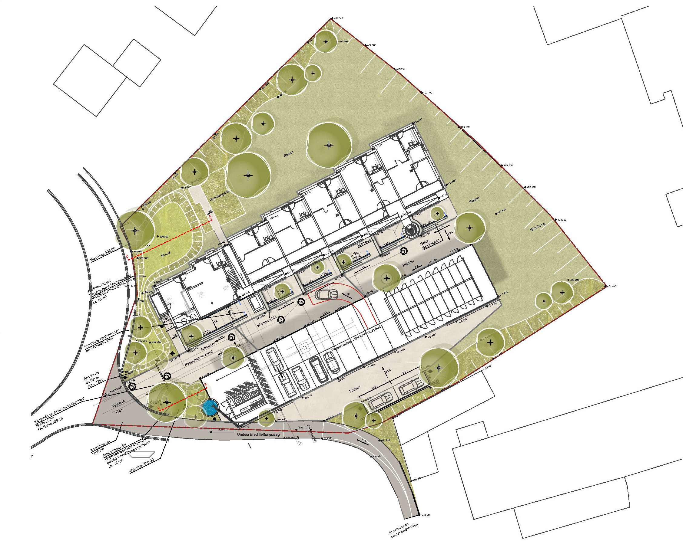 Lageplan Alterswohnen am Ufertal