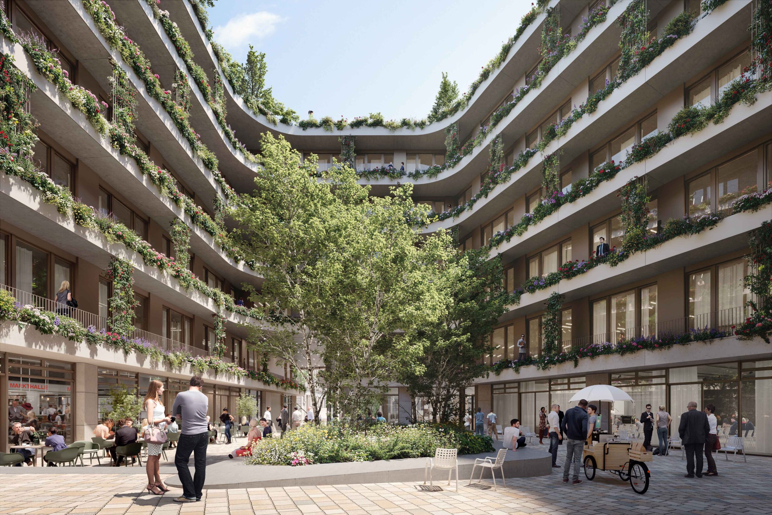 Innenhof Lautenschlagerstrasse