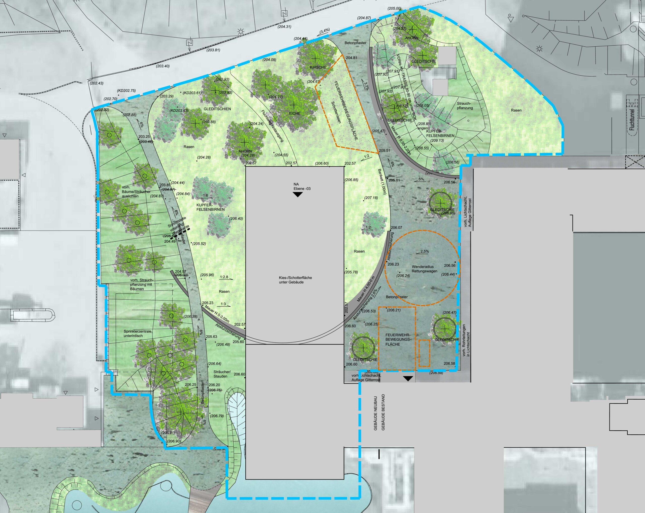 Lageplan Uniklinik Aachen OiP