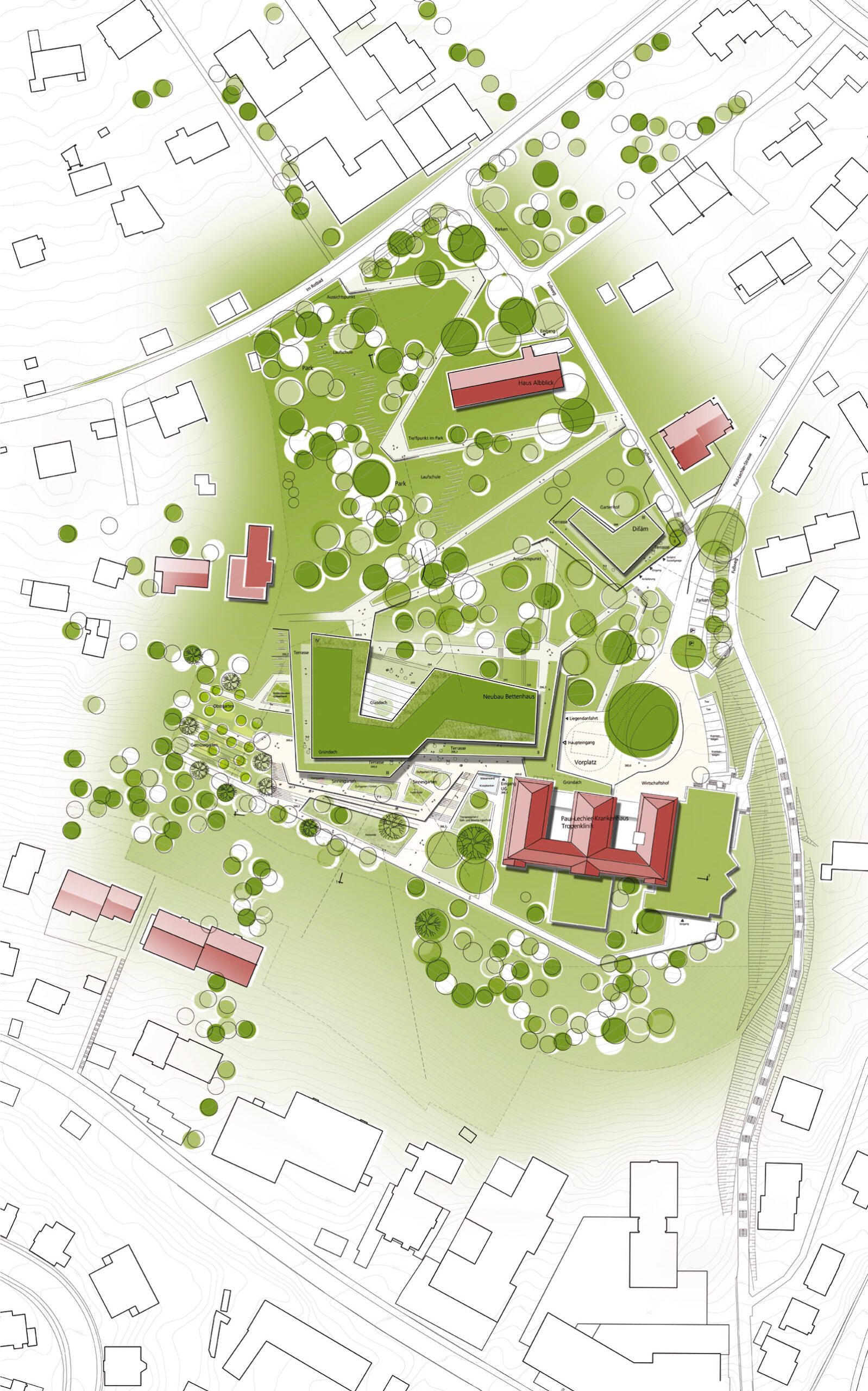 Bettenhaus Tropenklinik in Tübingen