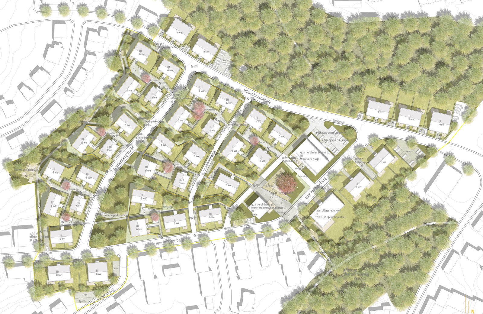 Wohnen am Müggenberg Arnsberg Plan
