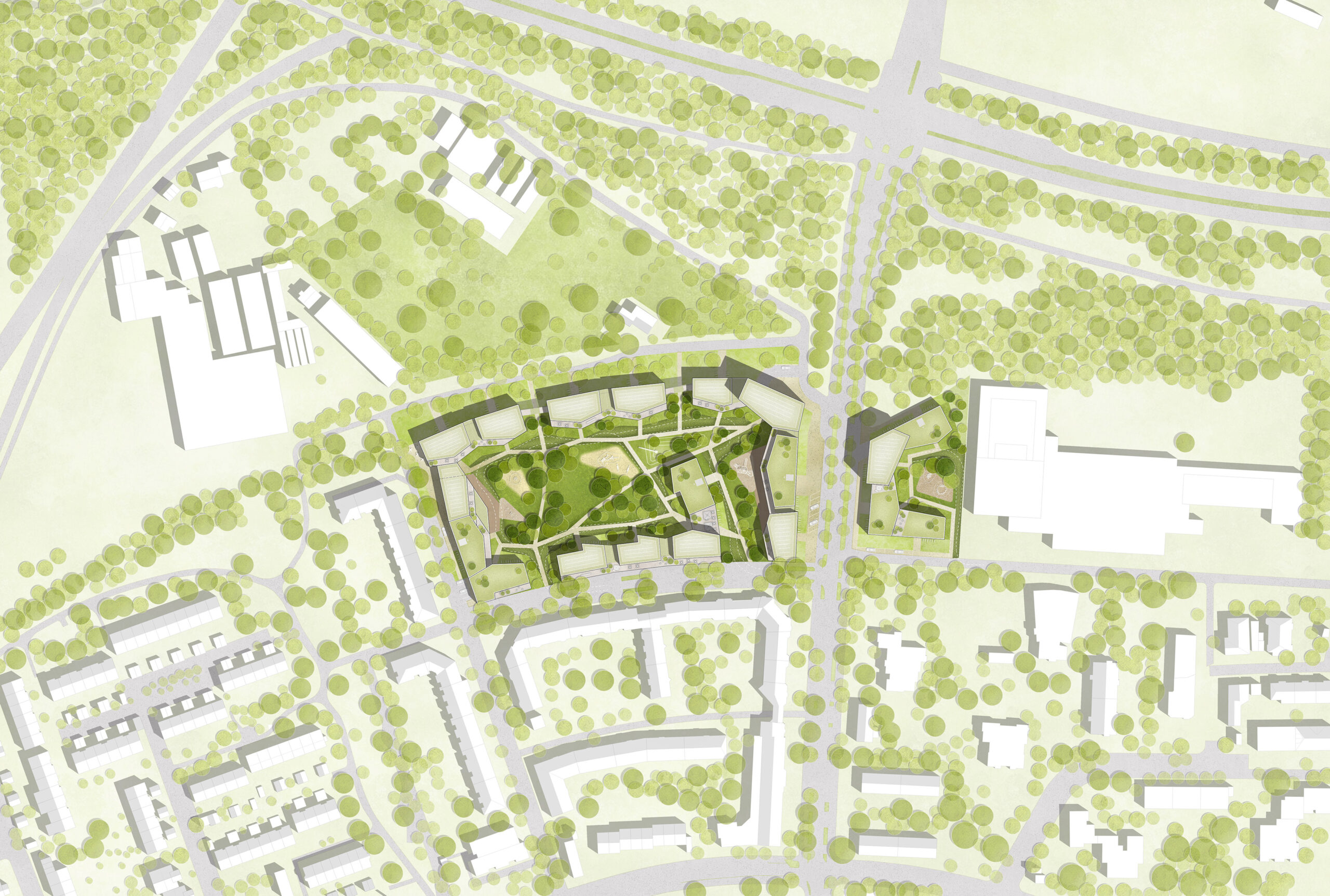 südlich des Moosacher Botanikums