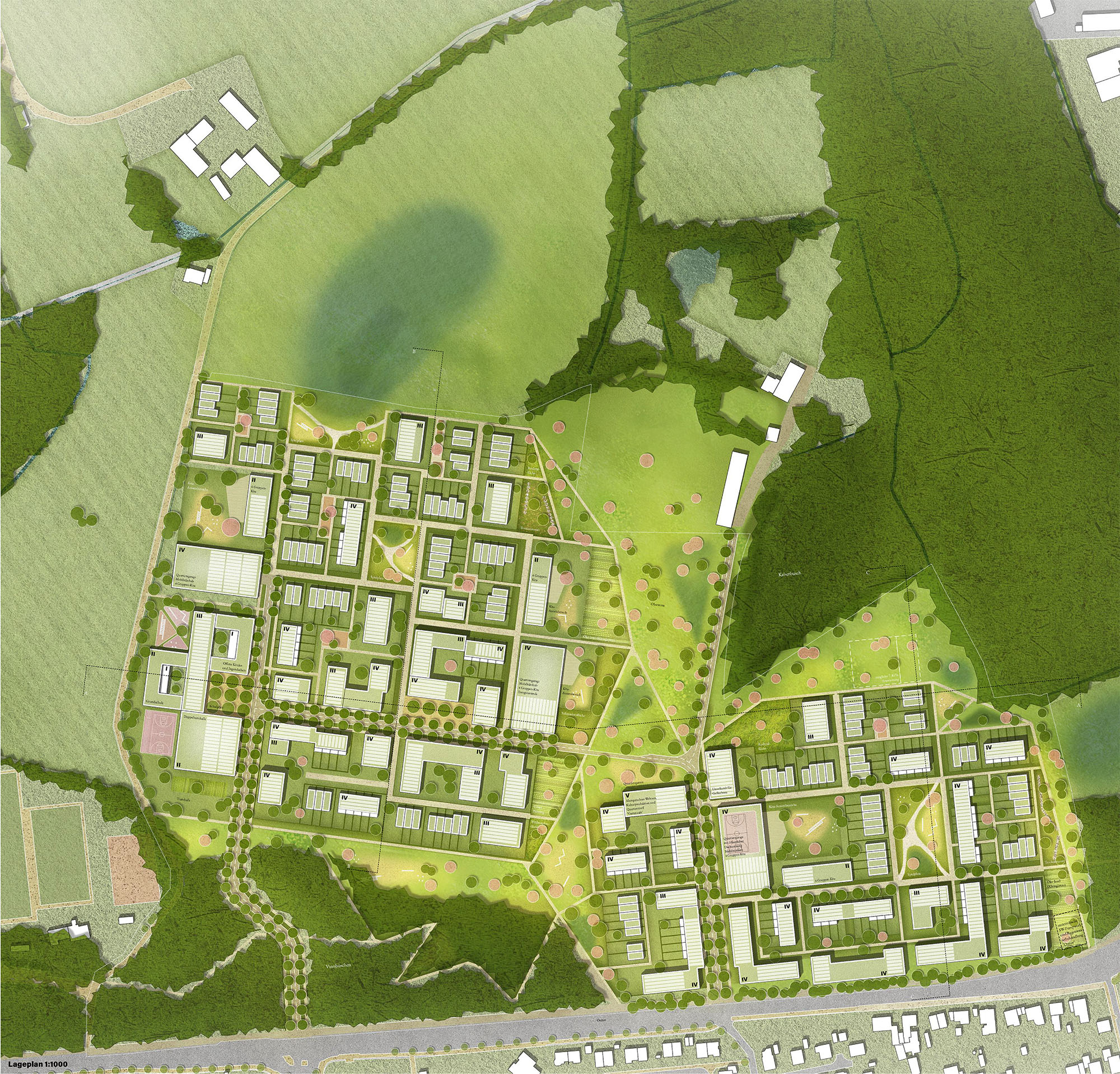 Lageplan Münster-Hiltrup