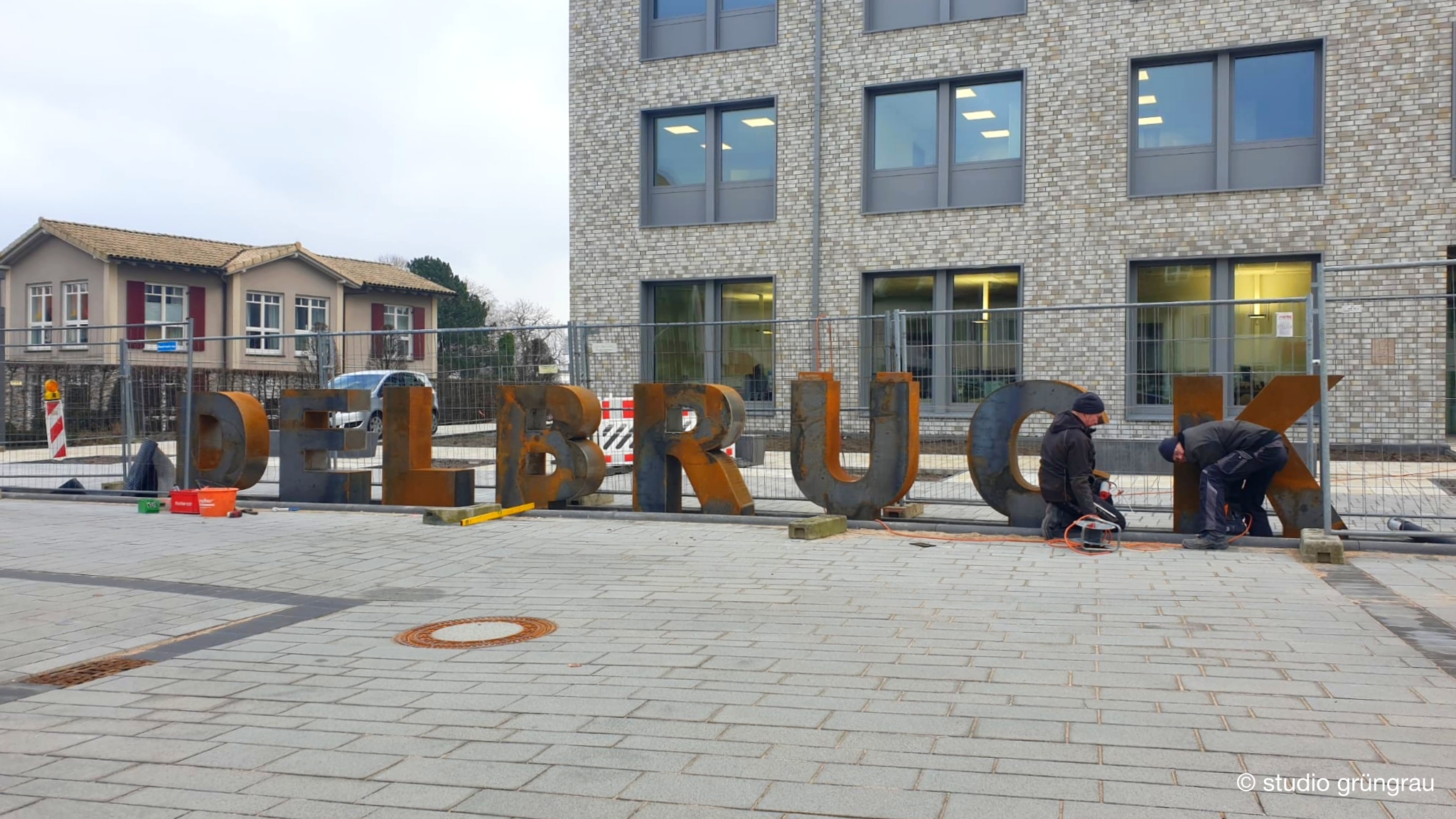 Delbrück Schriftzug