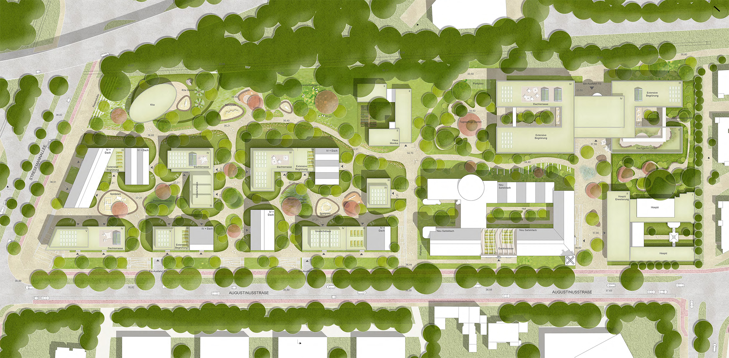 Lageplan St. Augustinus Neuss