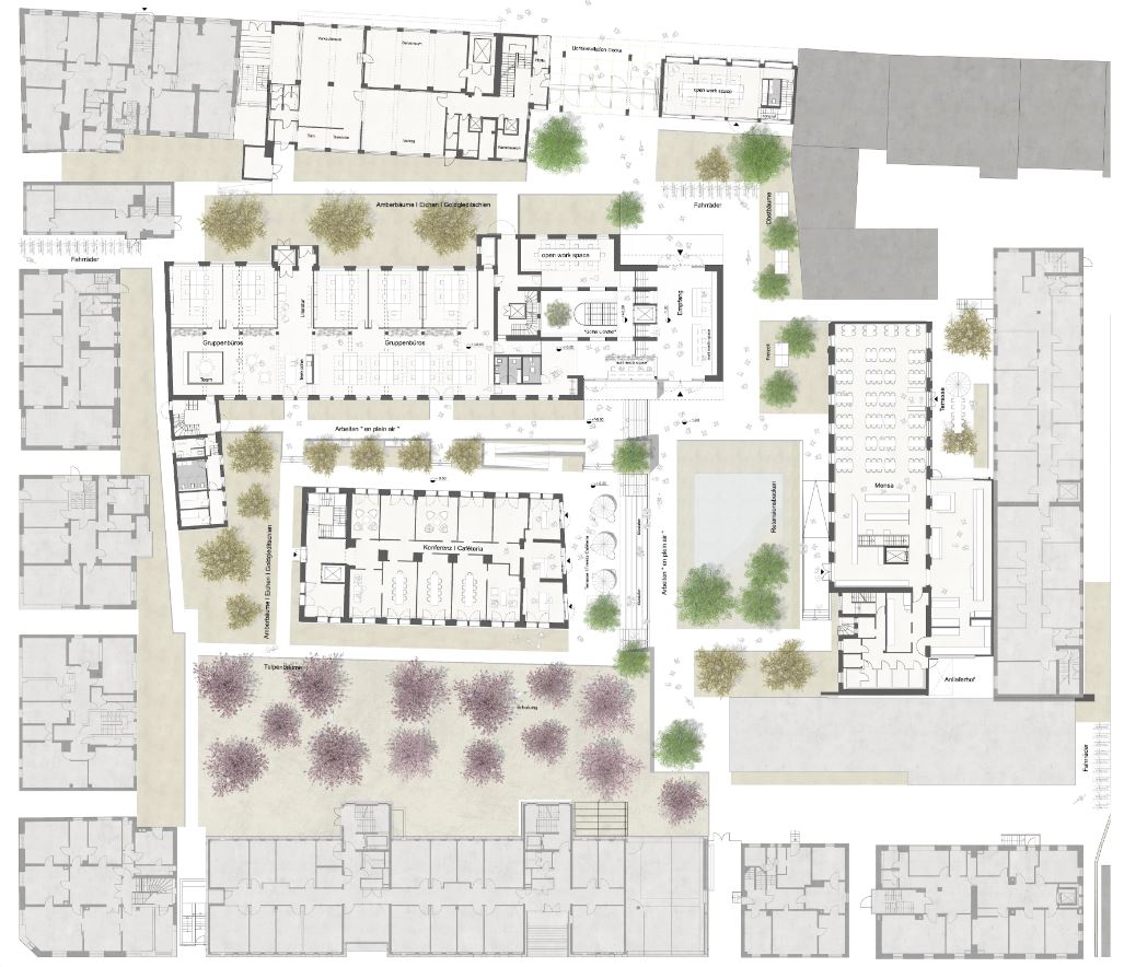 Entrée Klett-Areal Rotebühlstraße Stuttgart