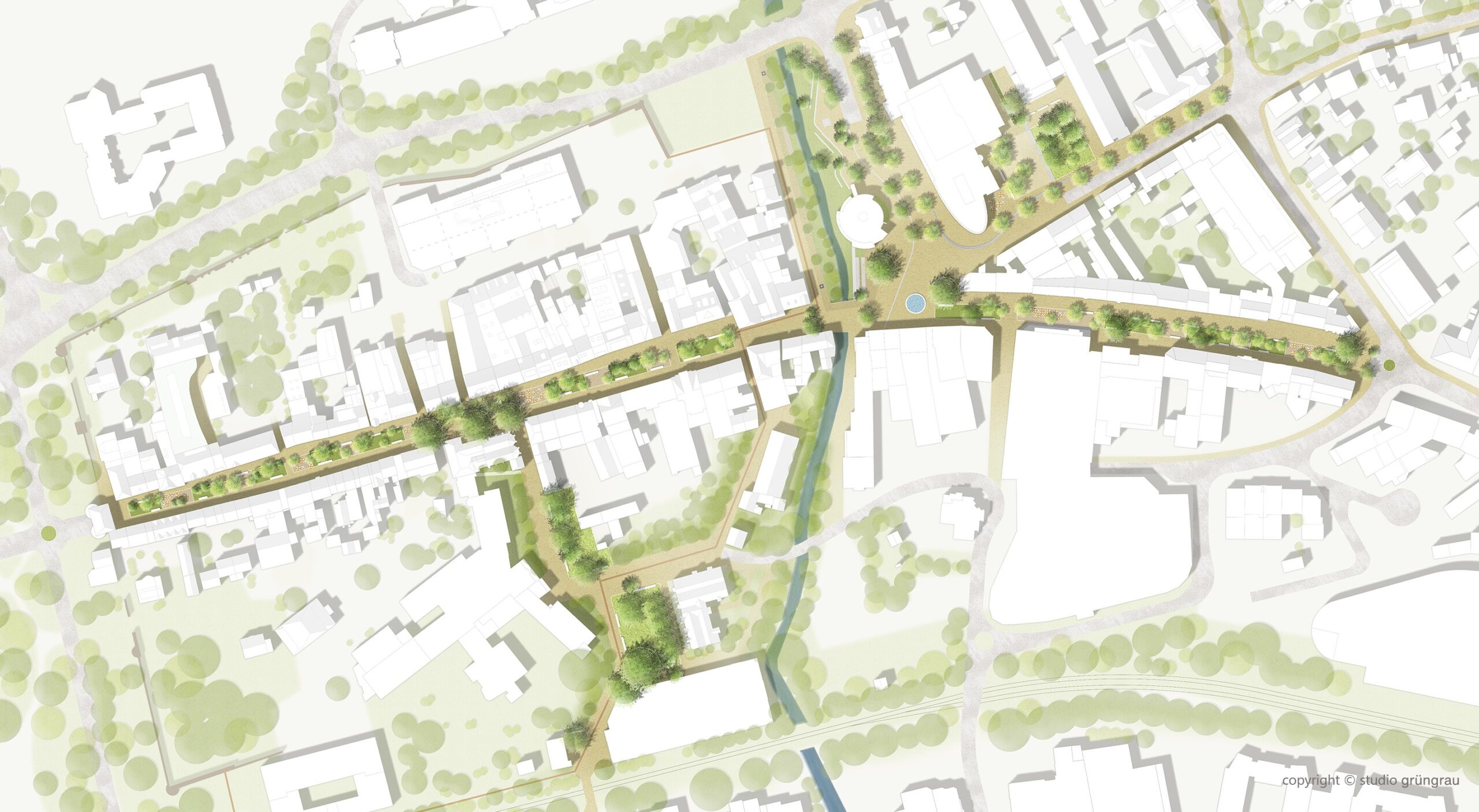 Fußgängerzone Bergheim