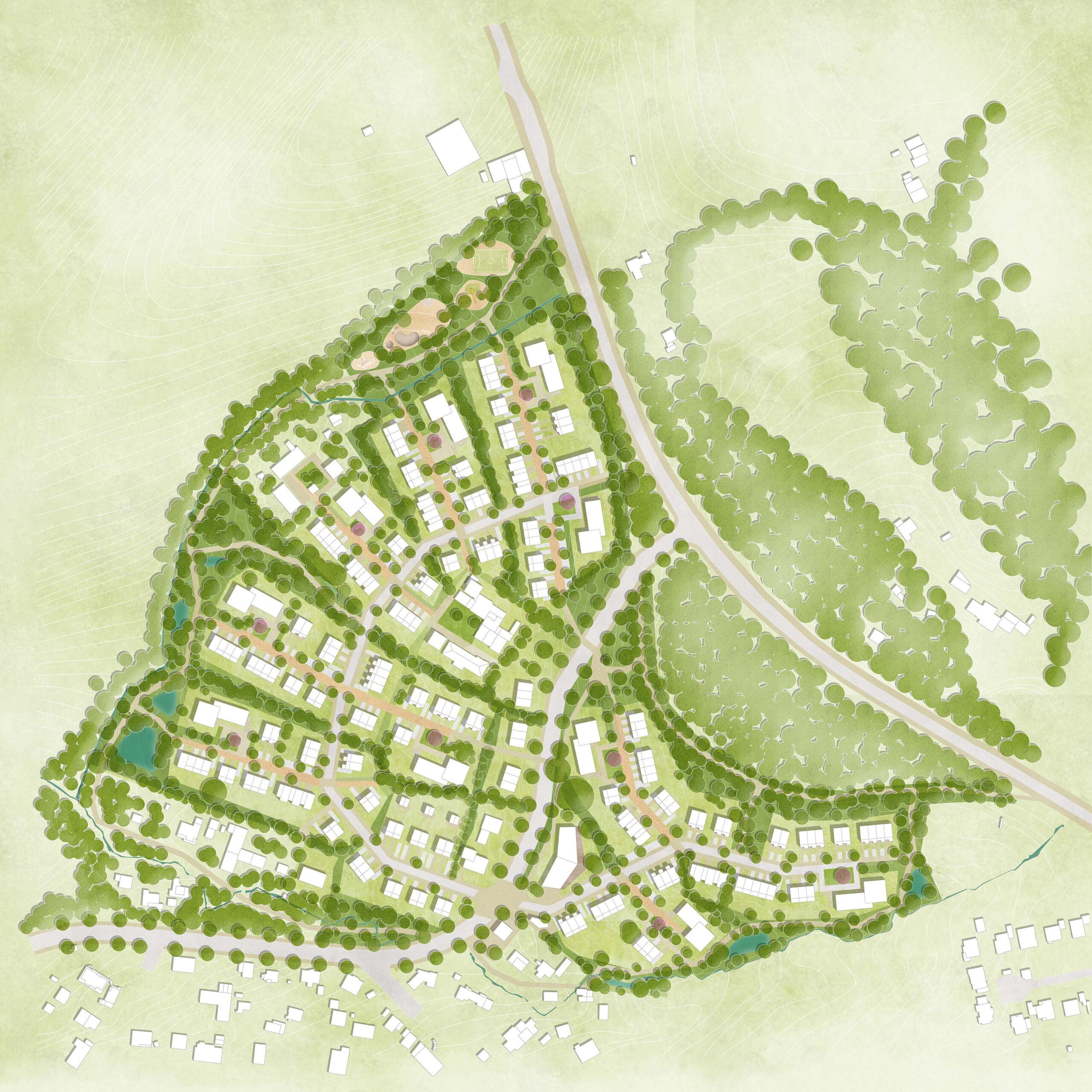 Lageplan Pflanzenhofquartier Wuppertal