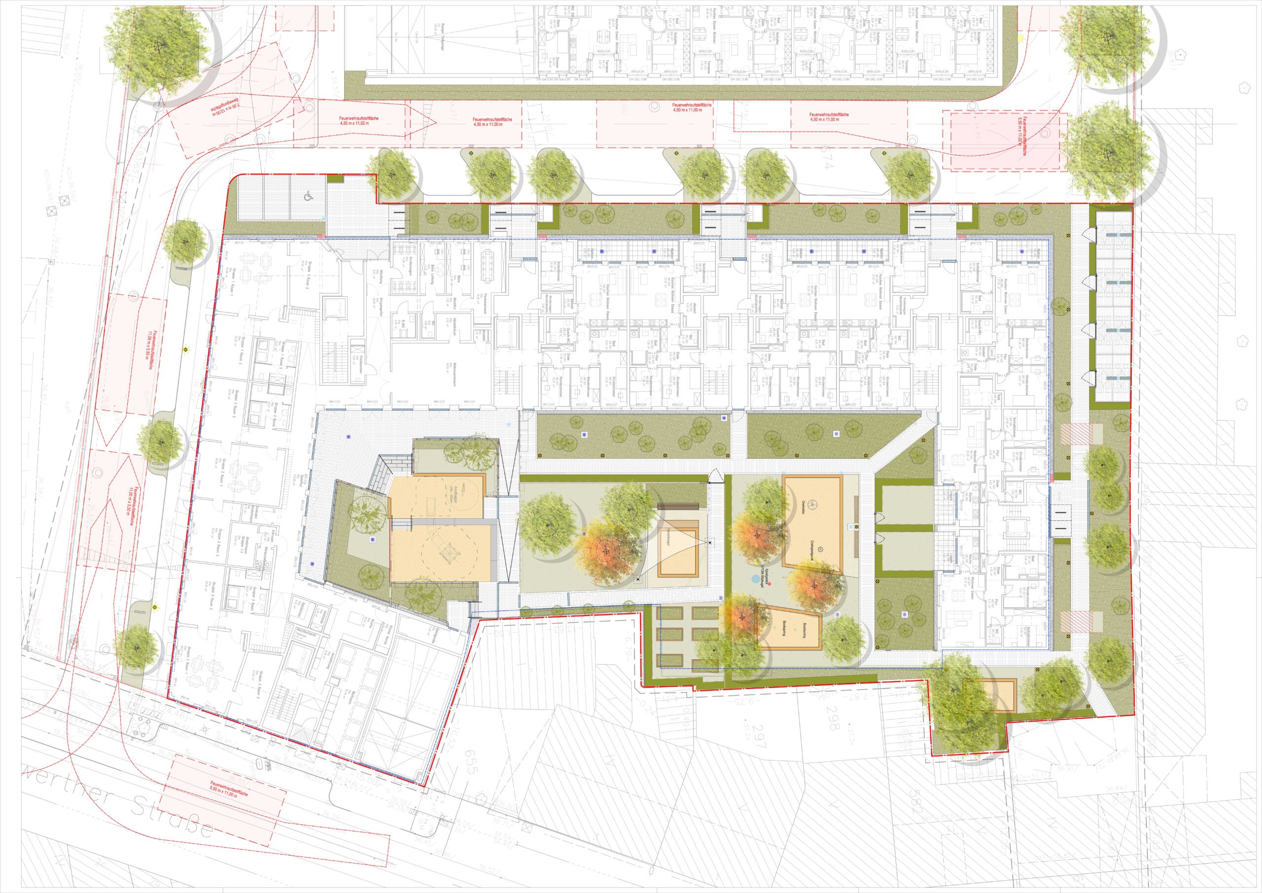 Lageplan Volmerswerther Straße