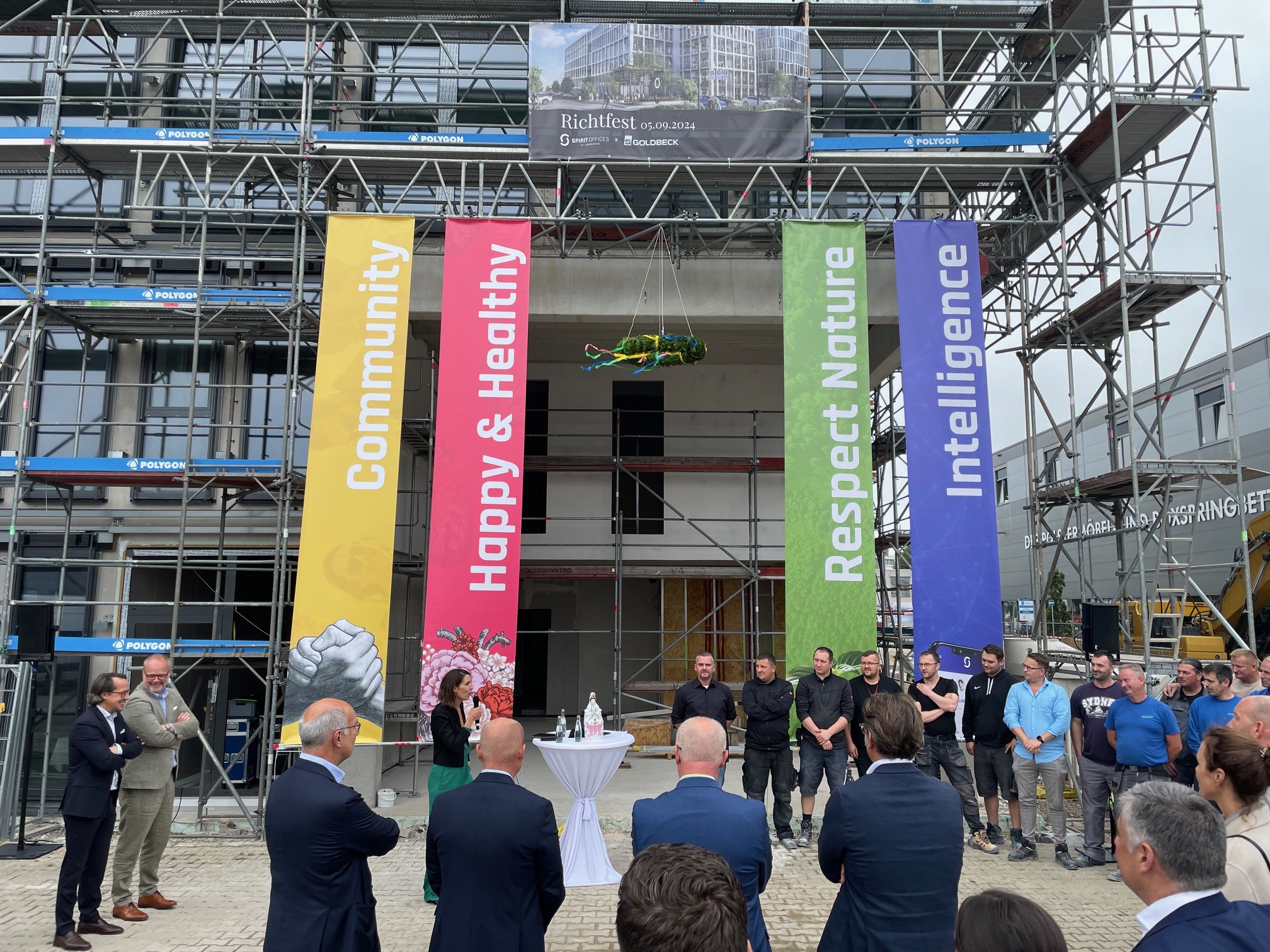 Richtfest AlphaSpace