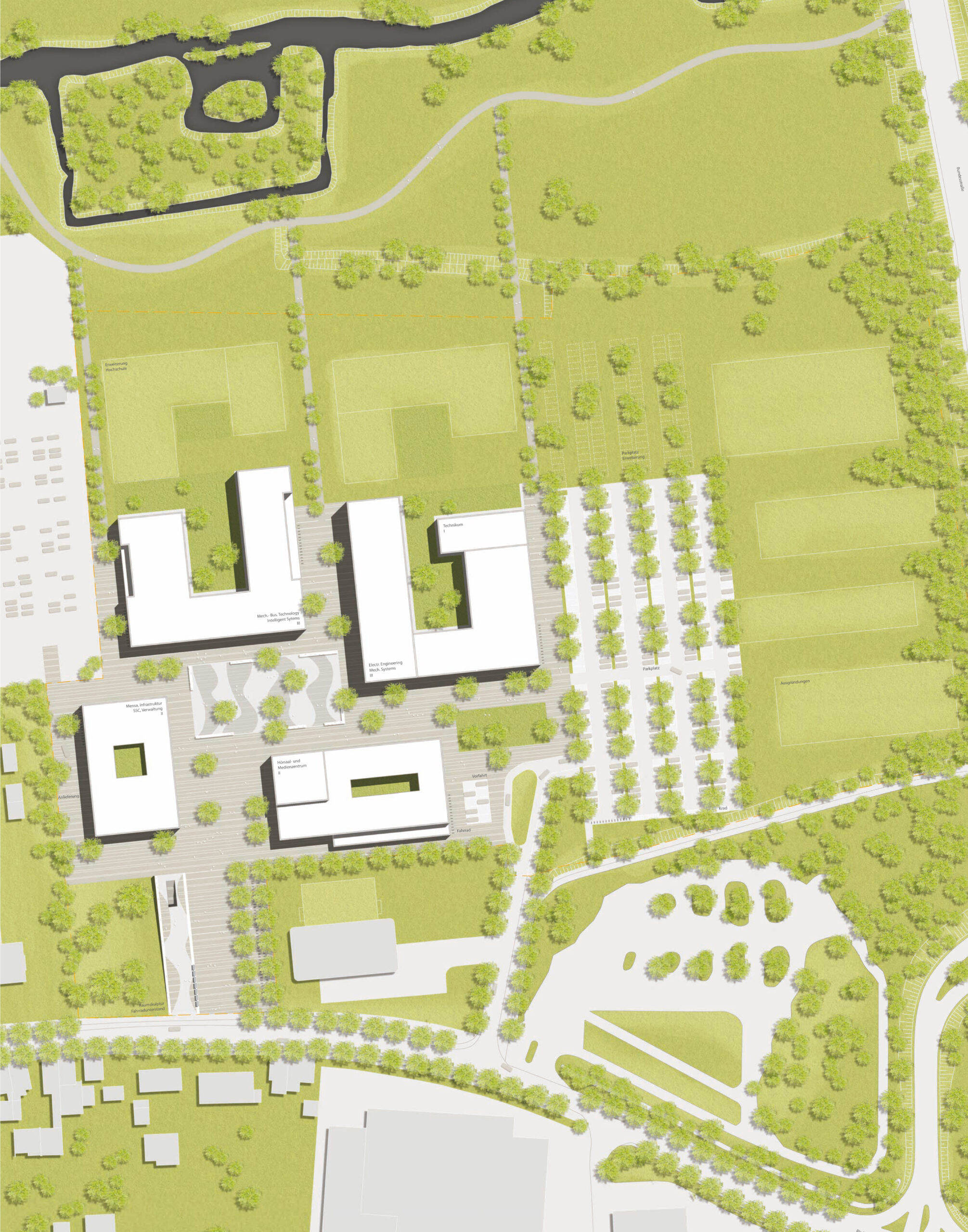 Lageplan Hochschule Hamm-Lippstadt