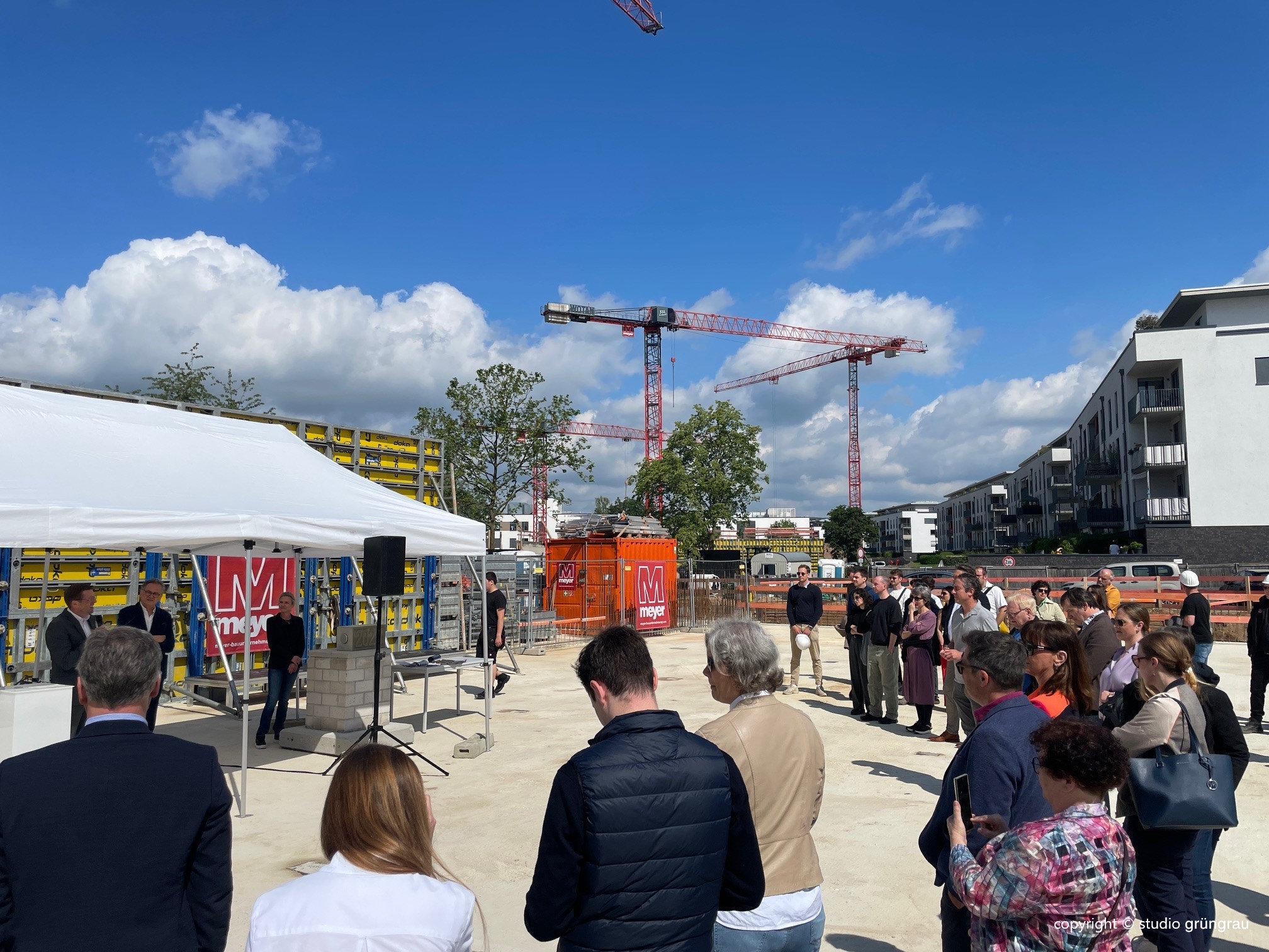 Richtfest Neubau Gesamtschule Fitzmauricestraße