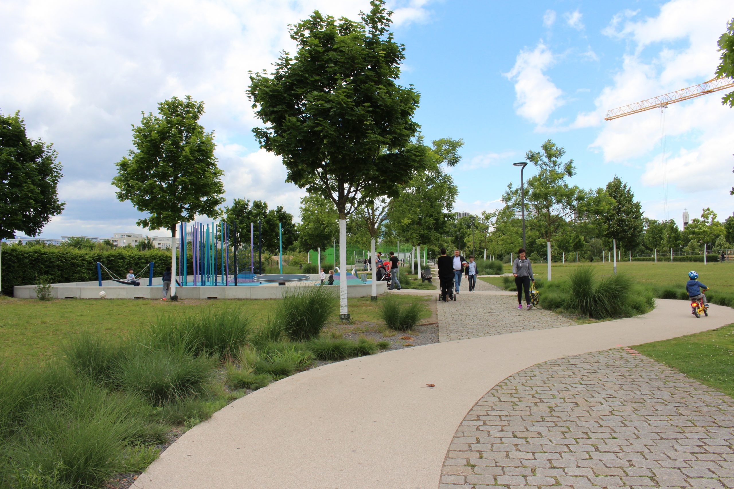 Taschenpark und Zeppelinpark Frankfurt-Bockenheim