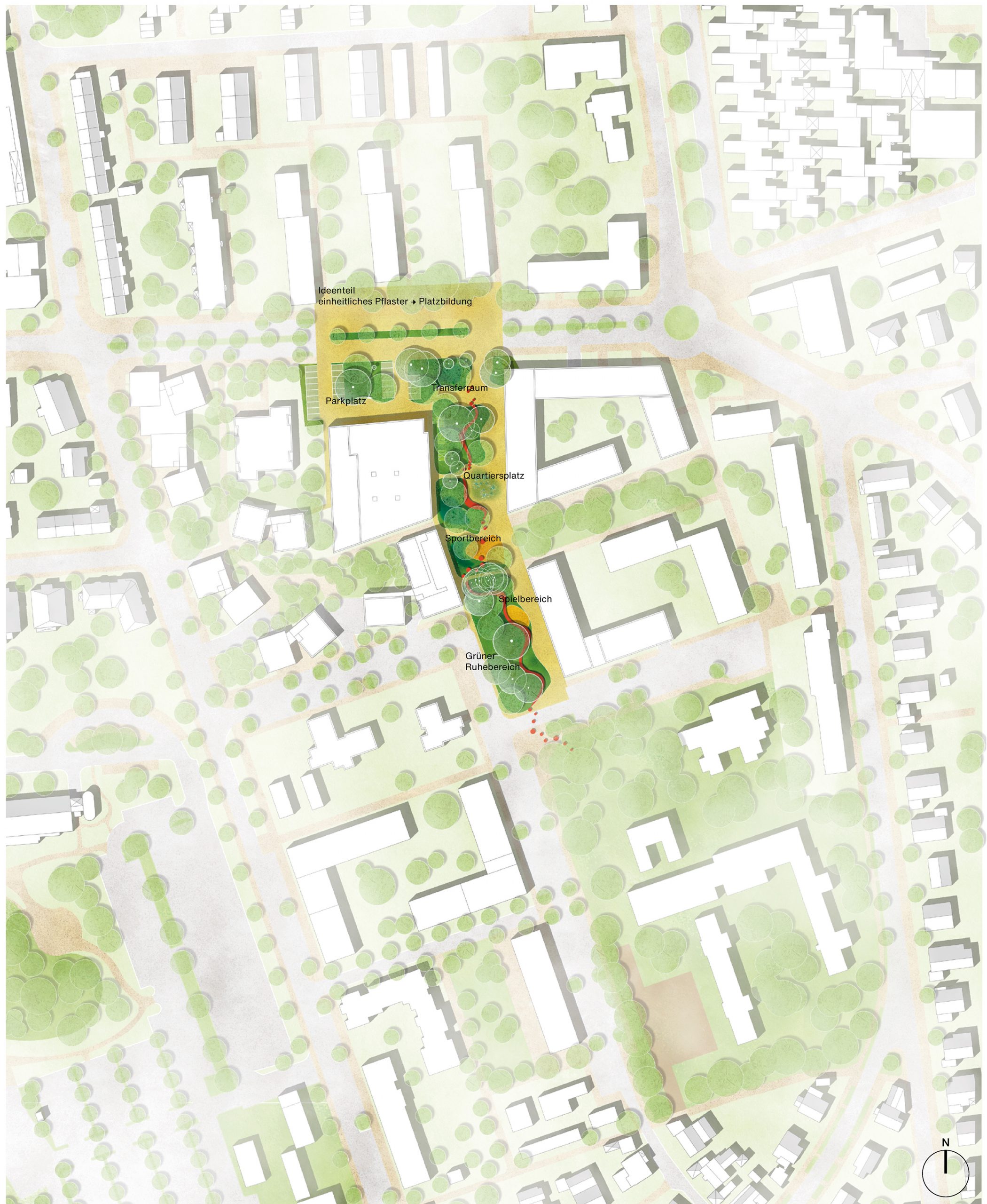 Quartiersplatz Neue Mitte Ebertal