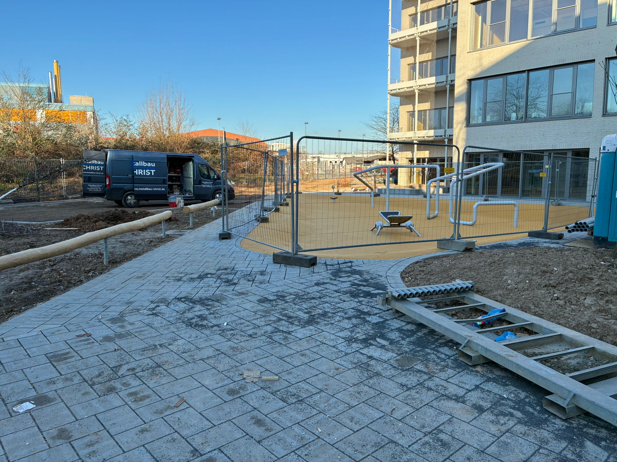Baustellen-Update Gesamtschule Fitzmauricestraße