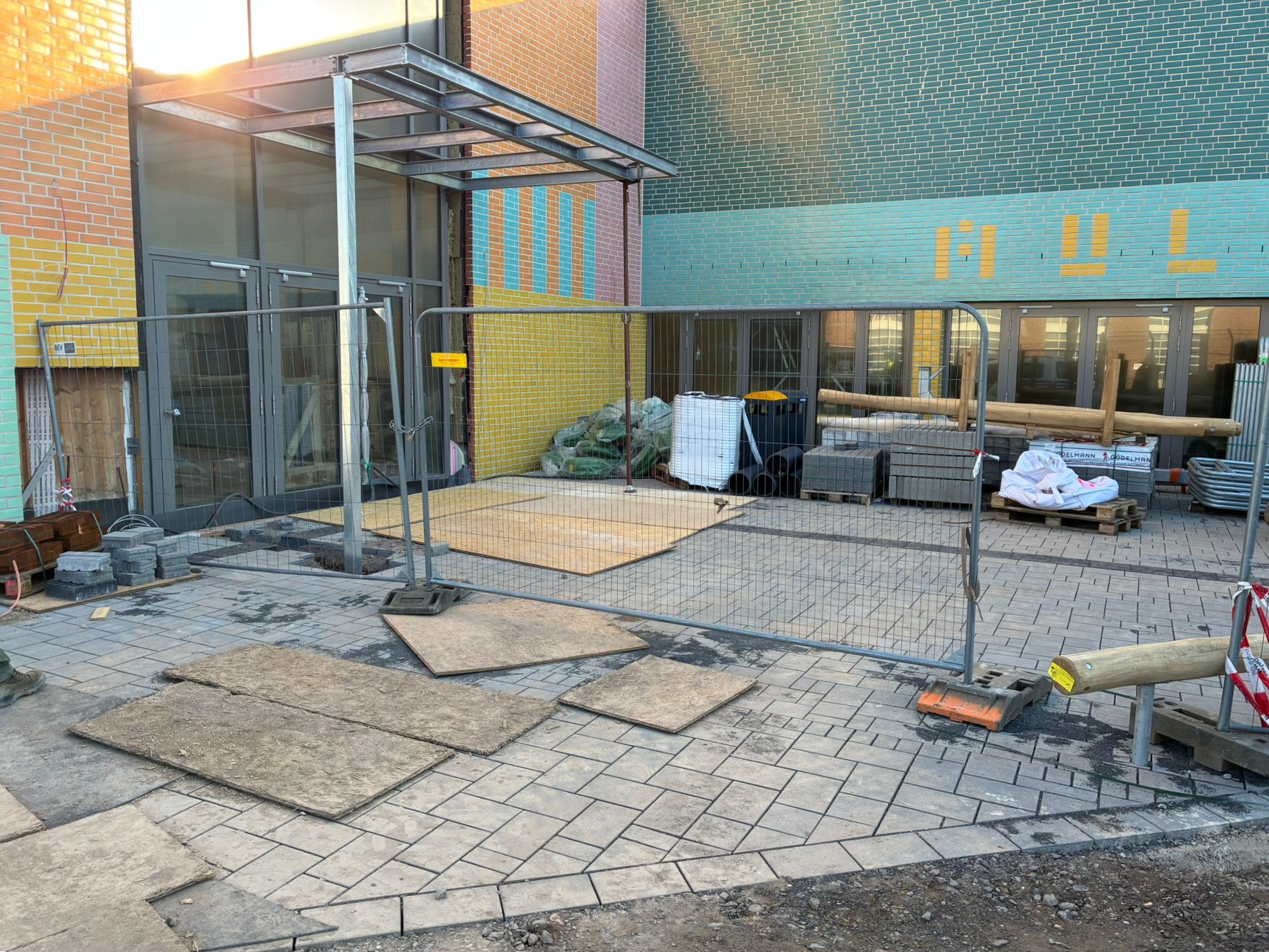 Baustellen-Update Gesamtschule Fitzmauricestraße