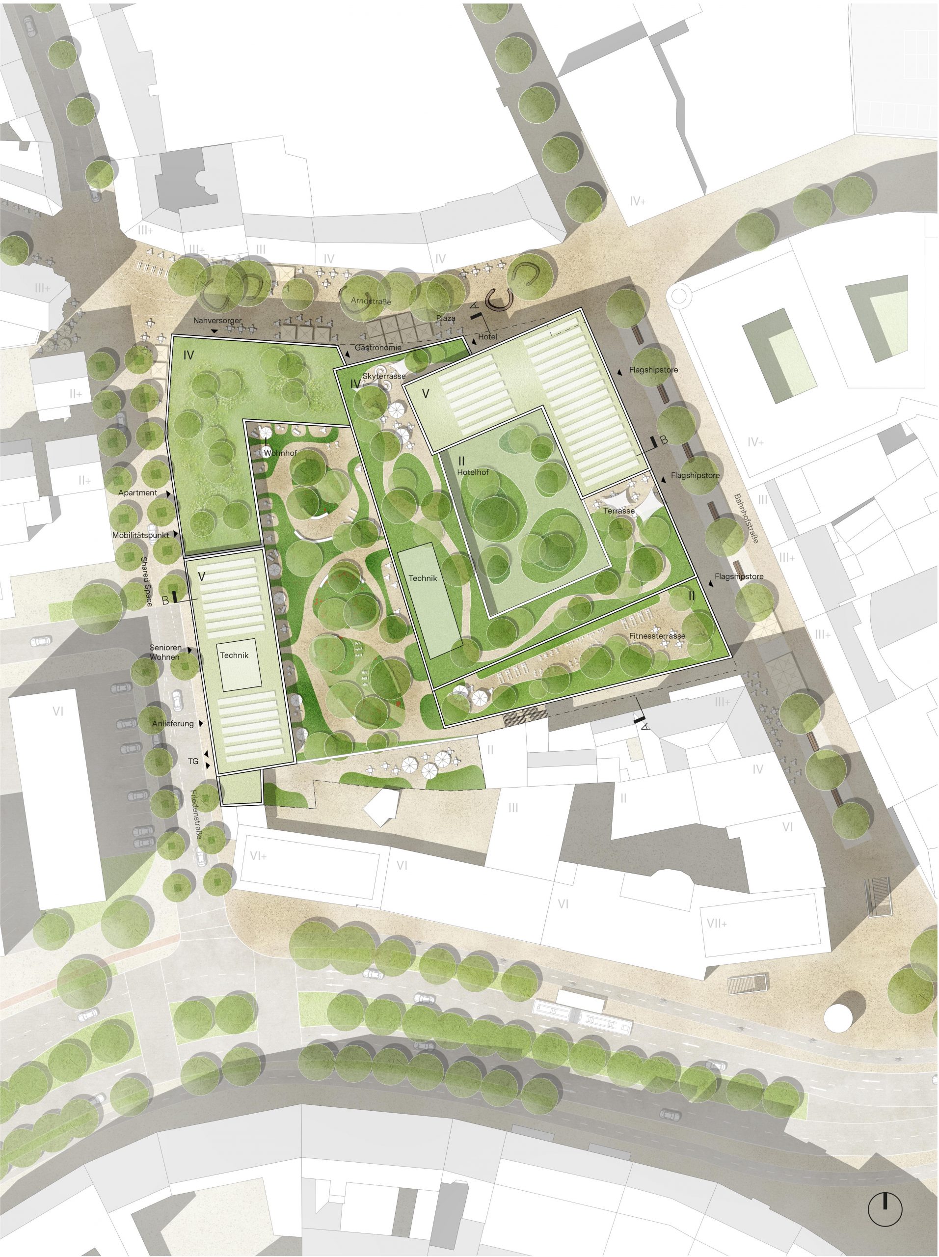 wettbewerb mixed used quartier bielefeld