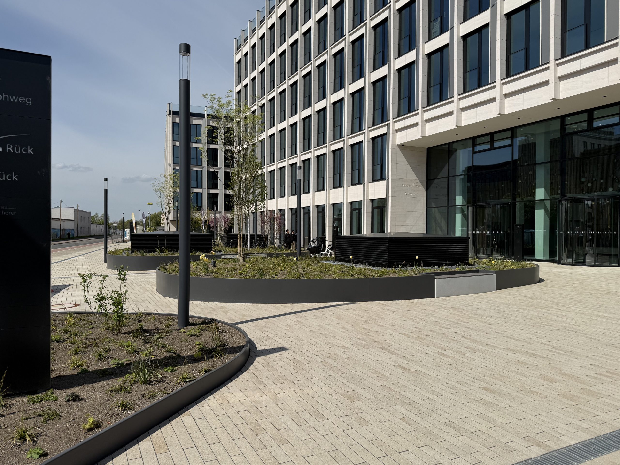 Baufortschritt Twin Cubes Düsseldorf