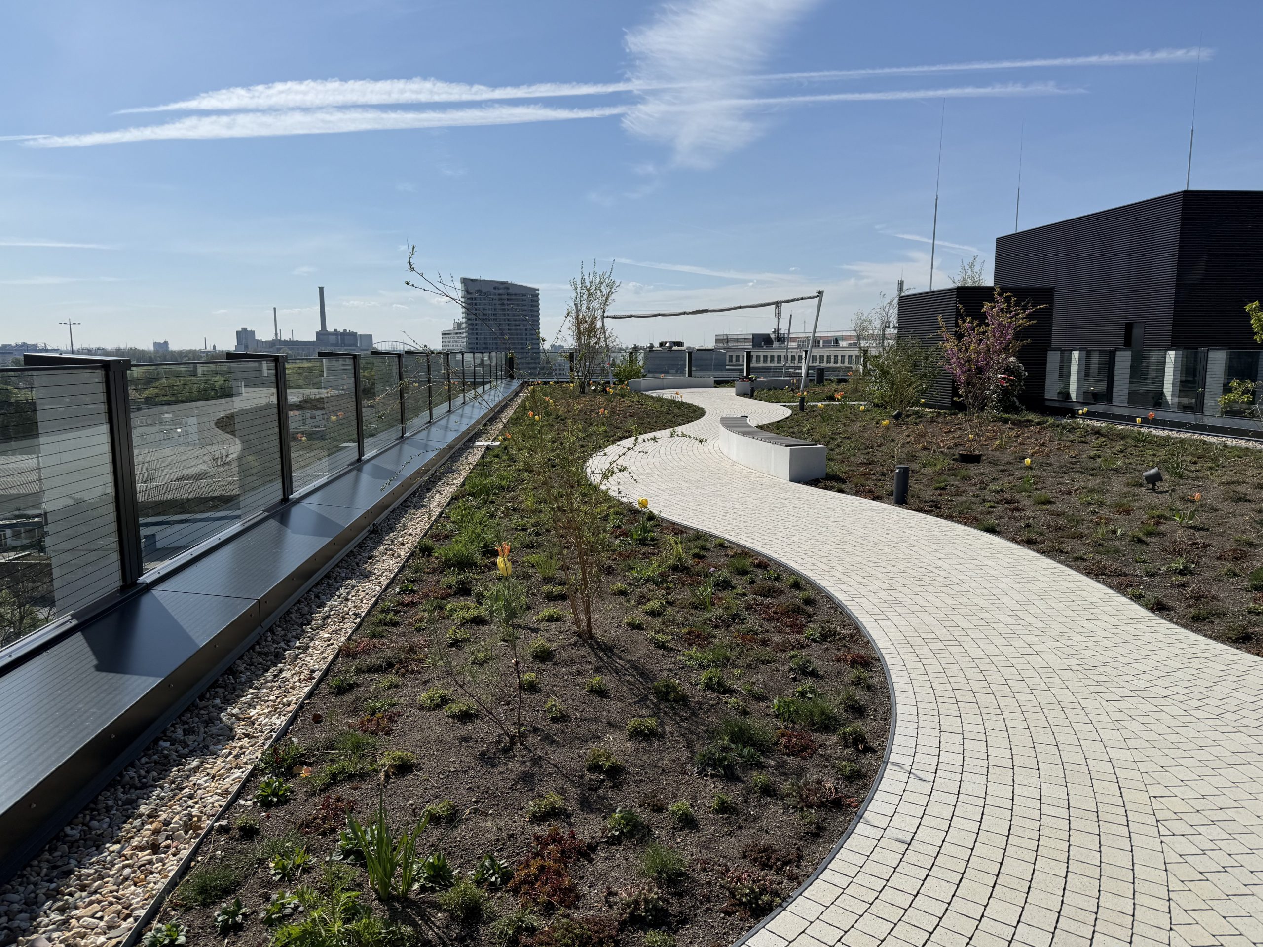 Baufortschritt Twin Cubes Düsseldorf
