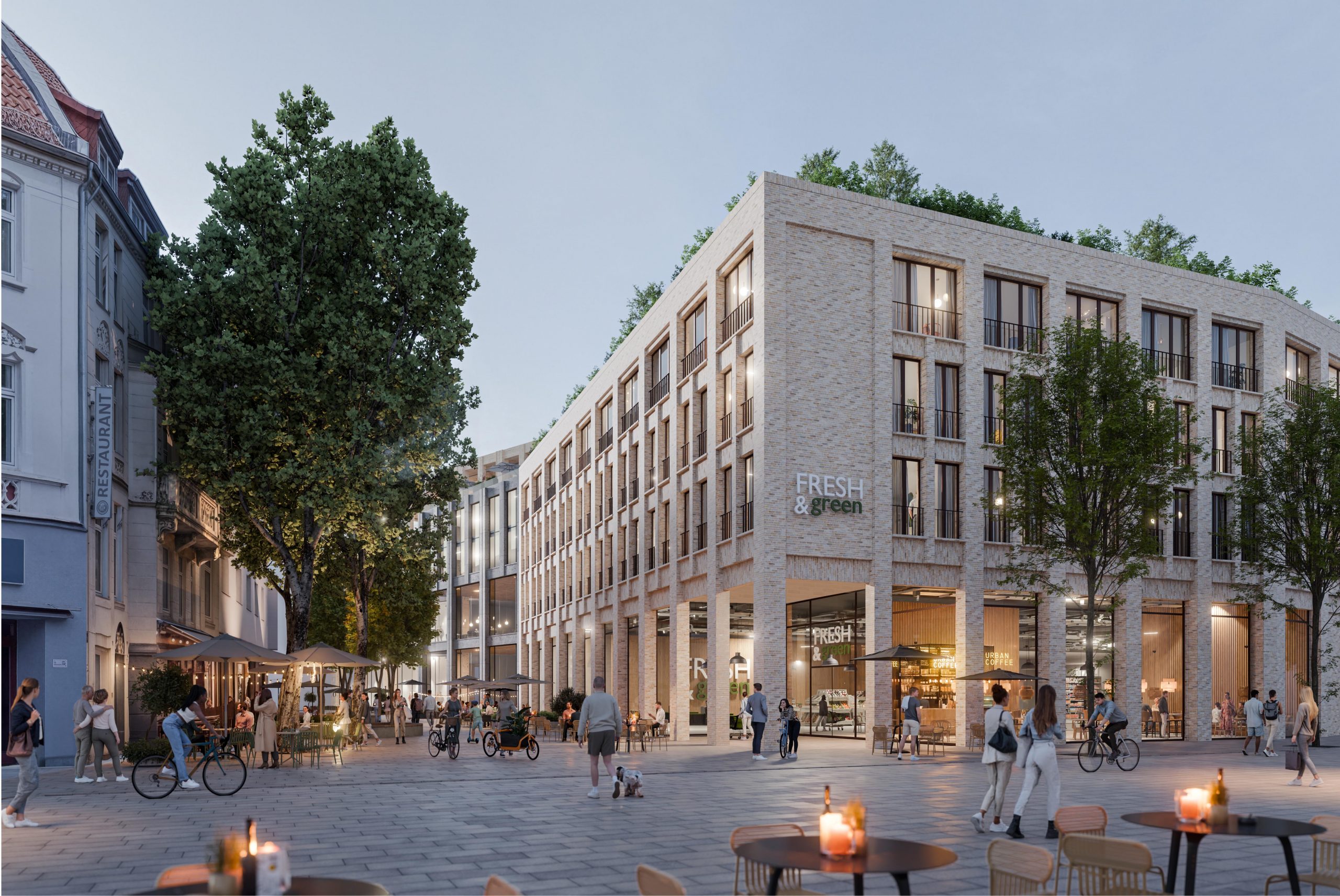 wettbewerb mixed used quartier bielefeld