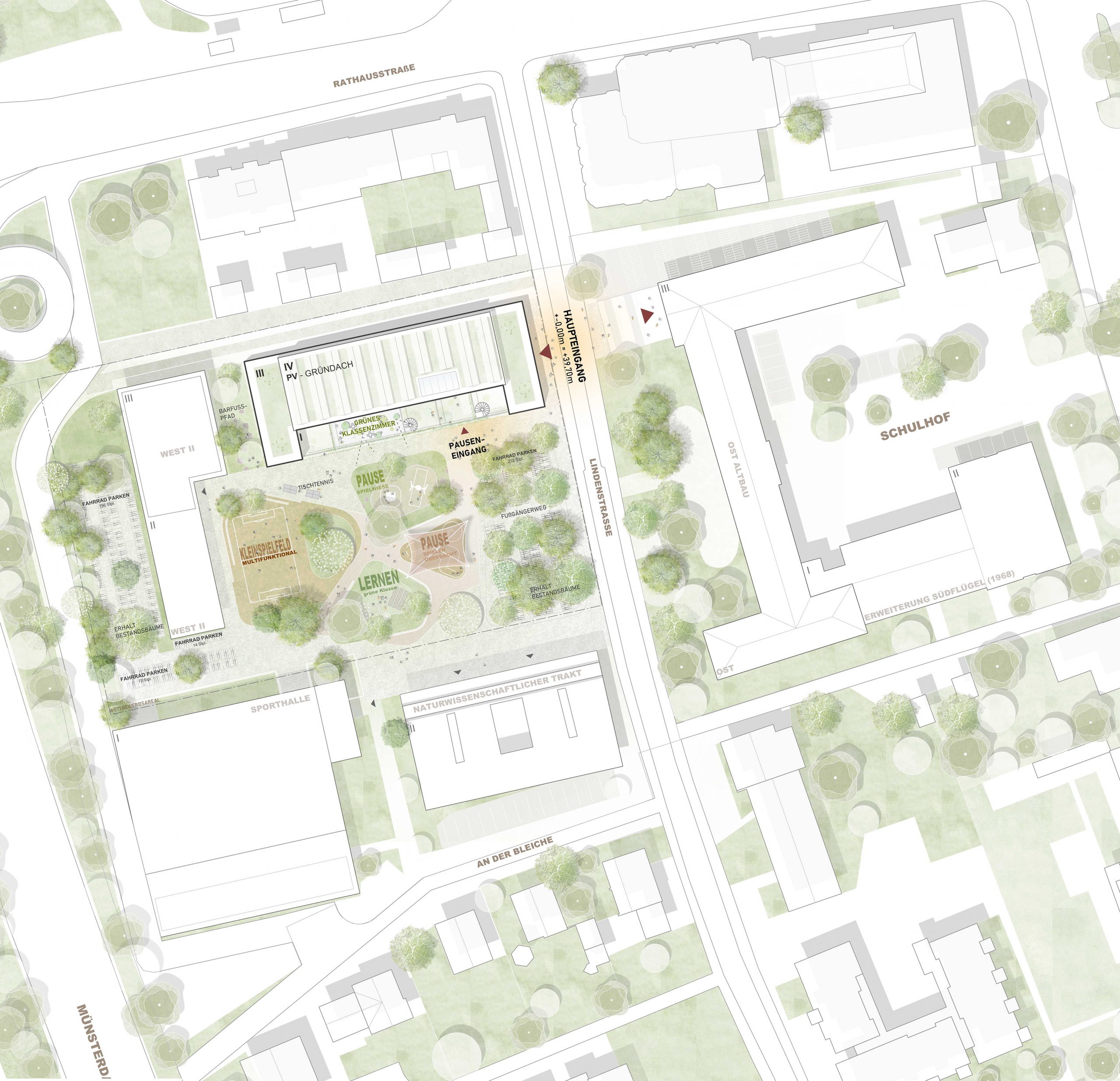 Neubau Schulgebäude West I Gymnasium Greven