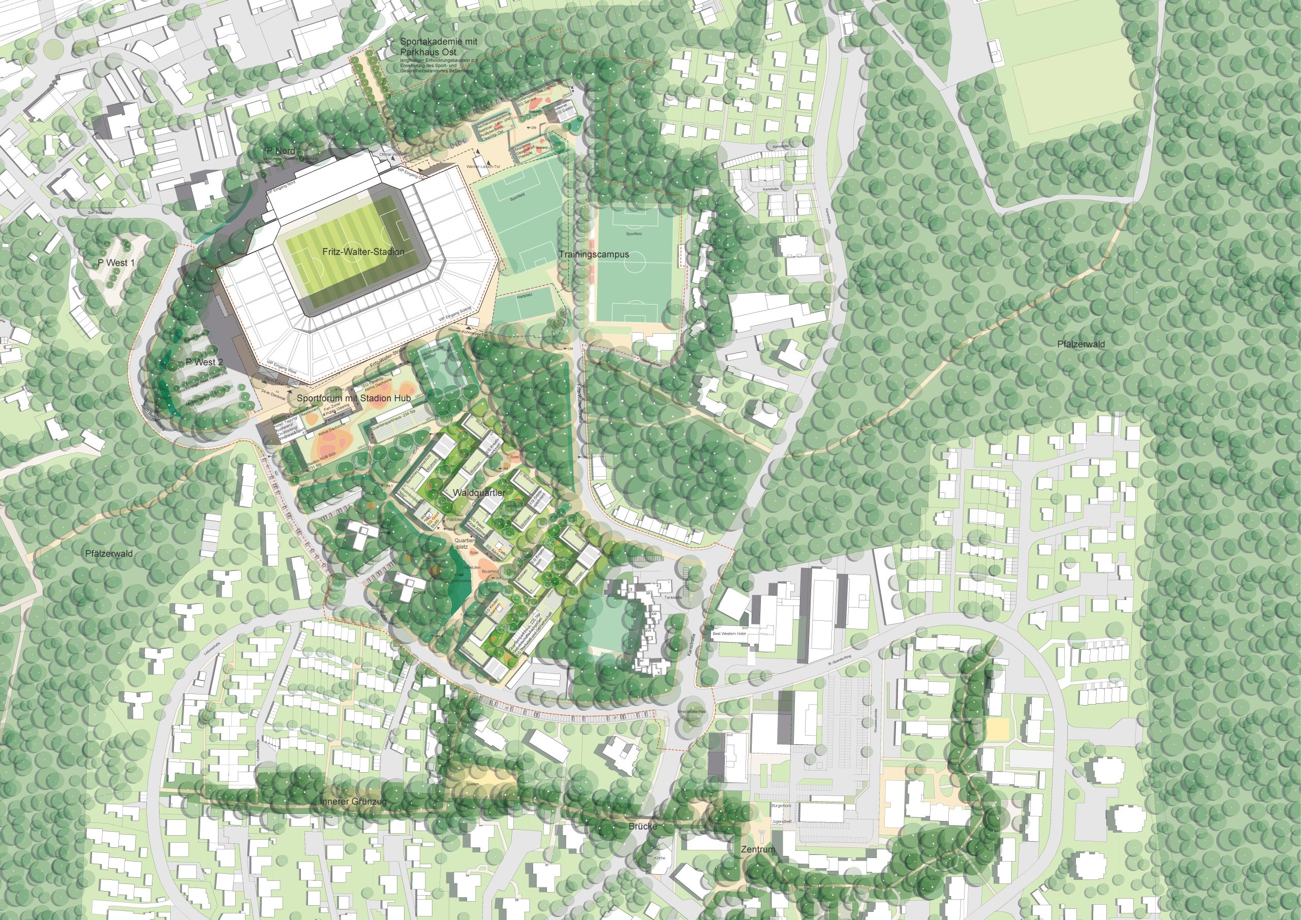 Lageplan WB Betzenberg Kaiserslautern