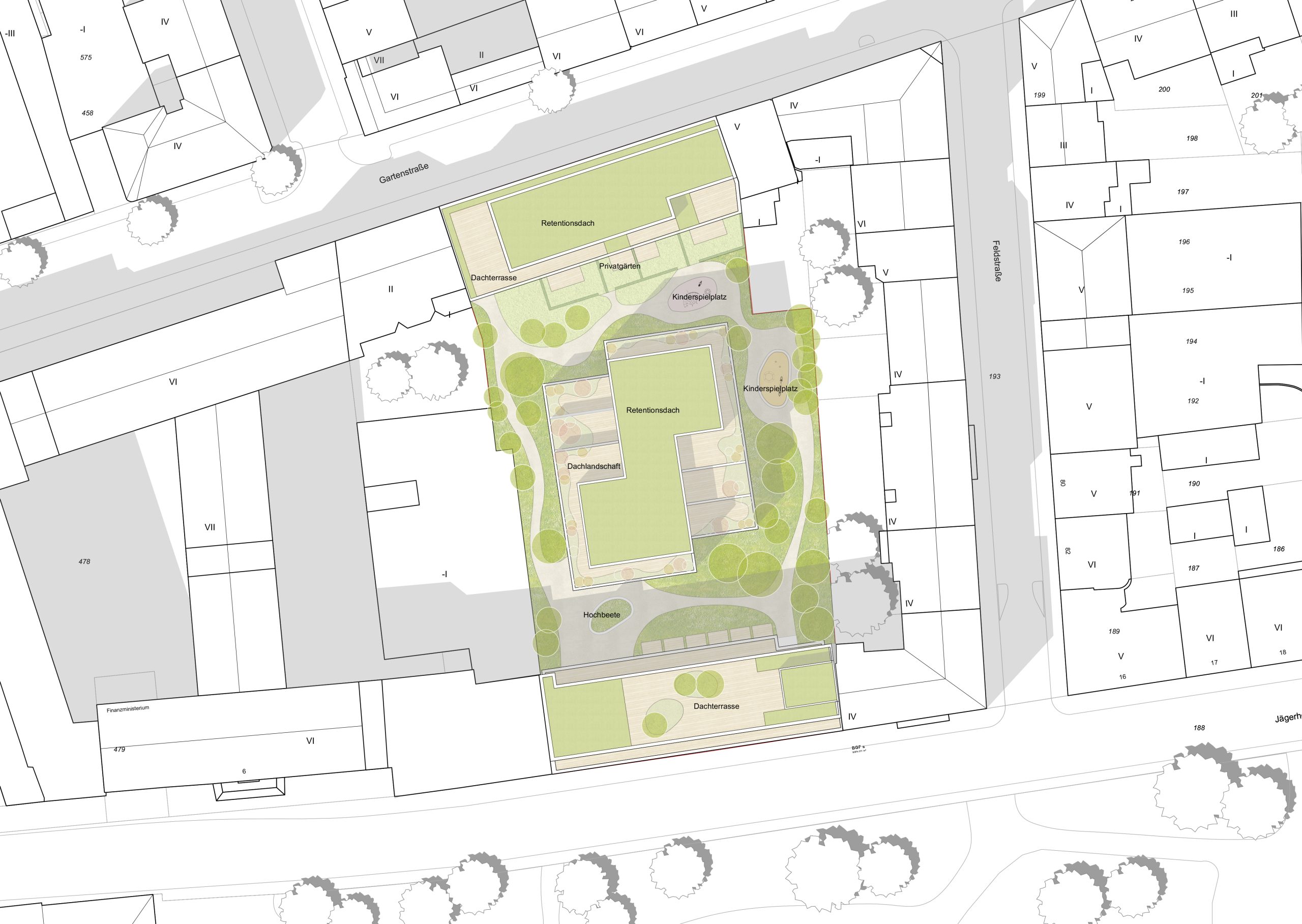 Lageplan The Hofgarten